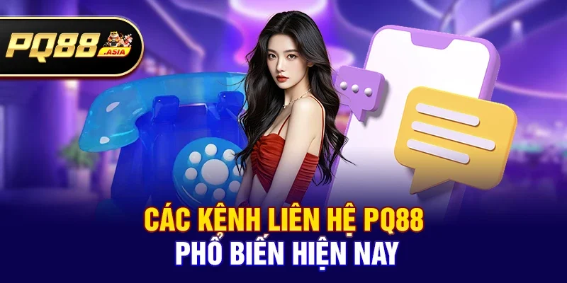 Các kênh Liên hệ pq88 phổ biến hiện nay